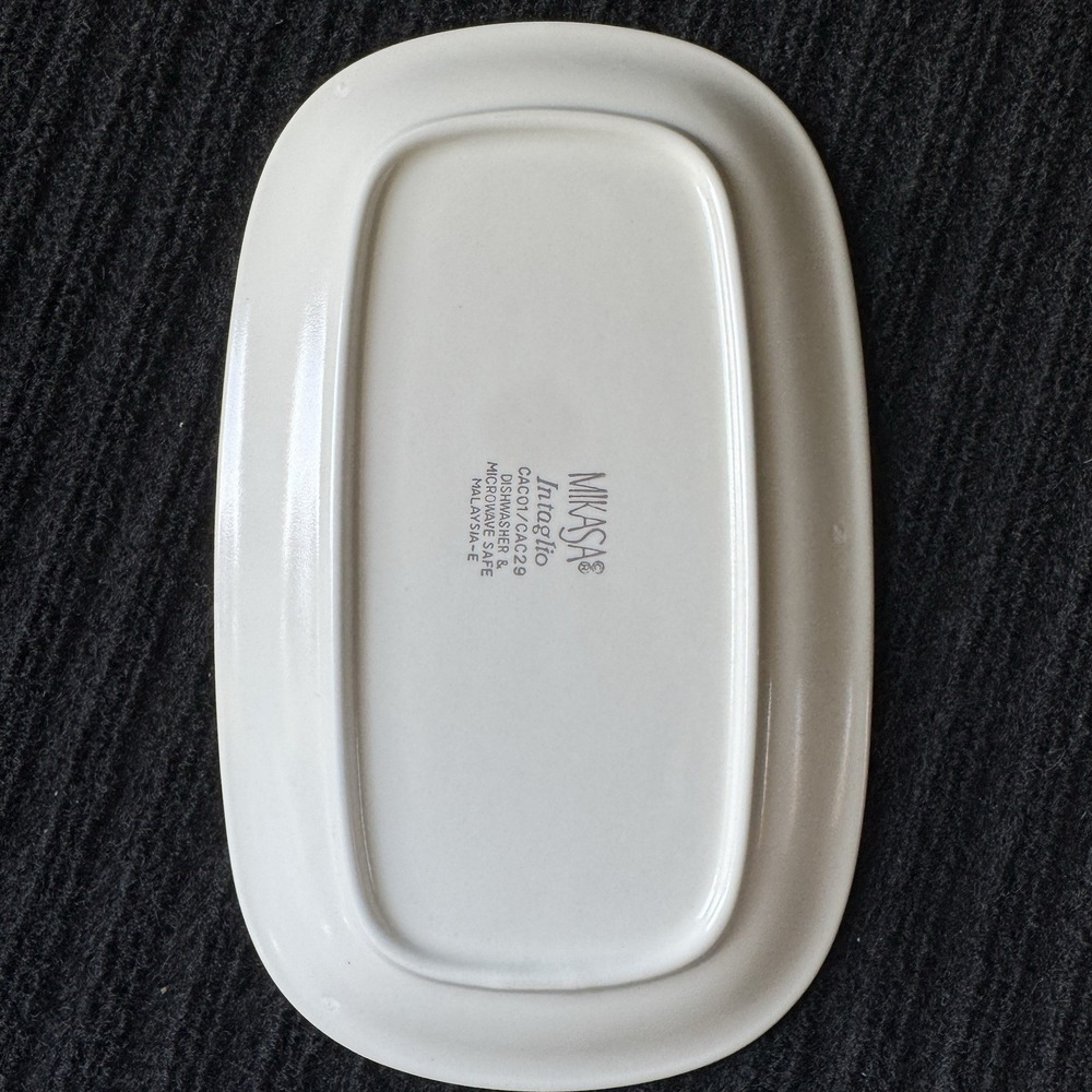 Mikasa Intaglio CAC29 Garden Harvest Butter Dish with Lid Vintage - Picture 4 of 6